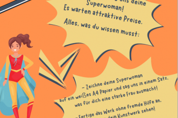 Malwettbewerb: Zonta Club Koblenz I sucht die Superwoman! 